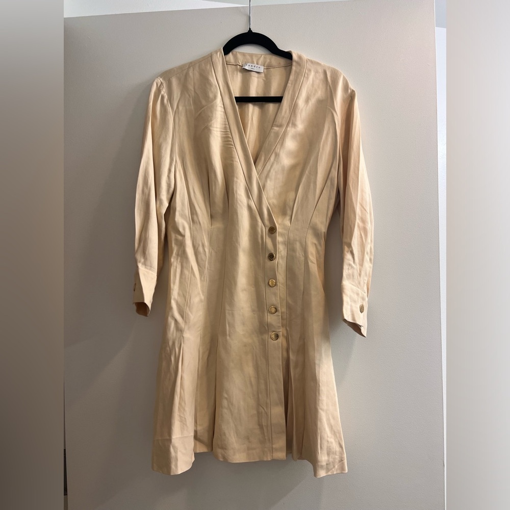 Sandro cream dress
